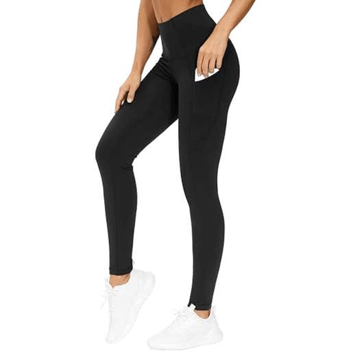 amazon, THE GYM PEOPLE Thick High-Waist Yoga Pants