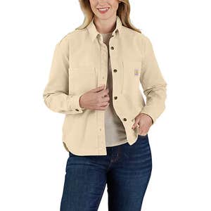 Carhartt Women's Montana Rugged Flex® Loose Fit Heavyweight Duck Overshirt