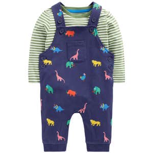 Boden Printed Jersey Overalls Set