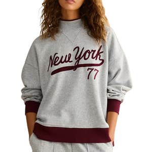 american eagle, AE Everyday Luxe Mock Neck Sweatshirt