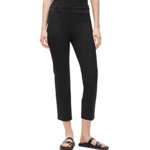 j.crew, J.Crew Café Capri in Gingham Bi-Stretch Cotton Blend