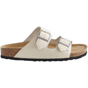 Quince Nappa Leather Double Buckle Slide