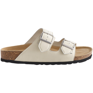 Quince Nappa Leather Double Buckle Slide