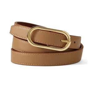 Land’s End Faux Leather Skinny Reversible Belt