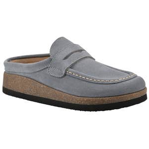 qvc, White Mountain Footbeds Leather Clog - Brinlee