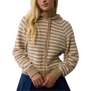 AE Cropped Cotton Hoodie