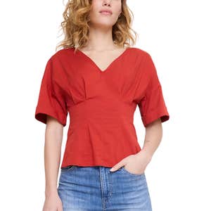 Banana Republic Soft Cotton Fitted Waist Top