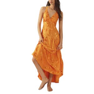 Farm Rio x Anthropologie V-Neck Tiered Maxi Dress