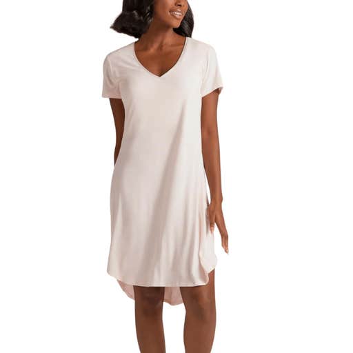 amazon, Faceplant Dreams Claire Short Sleeve Bamboo Nightgown