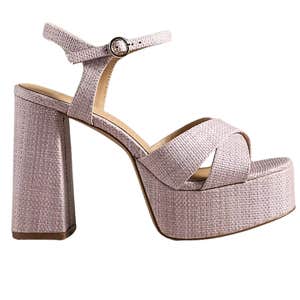 Bibi Lou Cross-Strap Platform Sandals