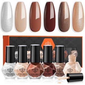 modelones Brown Nail Polish Set