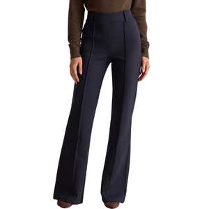 quince, Quince Ultra-Stretch Ponte Flare Leg Pants