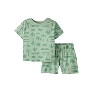Hanna Andersson Baby Relaxed Fit T-Shirt & Shorts Set