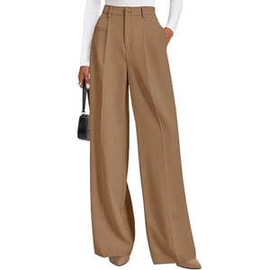 amazon, PRETTYGARDEN Tailored Wide Leg Work Dress Pants