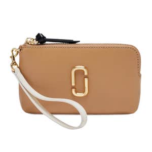 marc jacobs the snapshot wristlet leather clutch