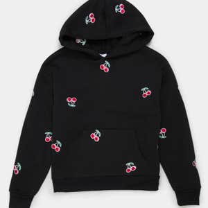 JOLIE & JOY Cherry Girls Hoodie - BLACK