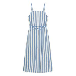 zara, ZARA ZW Collection Striped Midi Dress