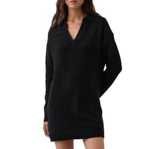gap, Gap CashSoft Oversized Polo Sweater Mini Dress