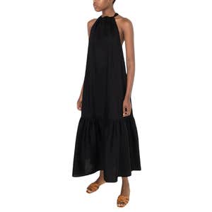 Asceno Ibiza Halterneck Maxi Dress
