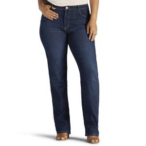 Lee Women's Plus Instantly Slims Relaxed Fit Straight Leg Jean