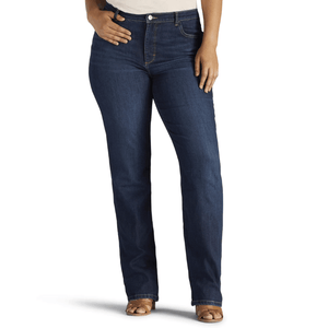 Lee Women's Plus Instantly Slims Relaxed Fit Straight Leg Jean