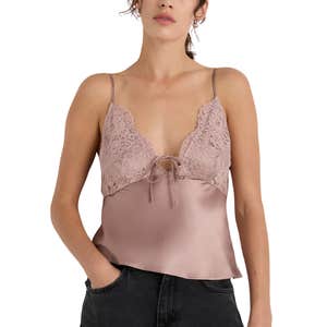 Quince 100% Washable Silk Lace Cutout Cami