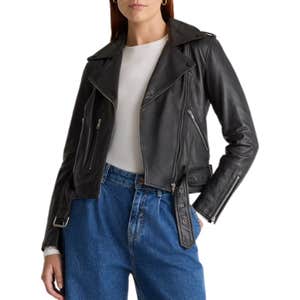 Quince 100% Leather Motorcycle Jacket