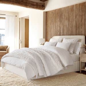 Pottery Barn Cozy Cloud Handcrafted Quilt