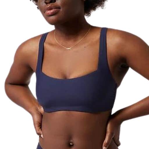 athleta, Athleta Square Neck Bra Cup Bikini Top