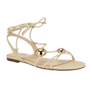 guess tabell gladiator sandal off white