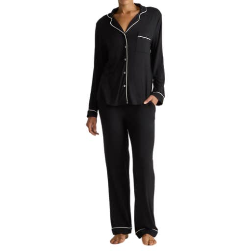 quince, Quince Bamboo Jersey Long Sleeve Pajama Set