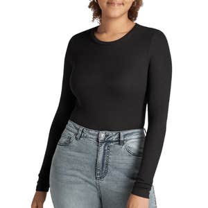 American Tall FITTED Ribbed Long Sleeve Tee