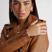 Leather And Faux Leather Jackets