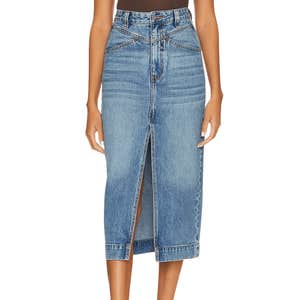 Bardot Jonah Midi Denim Skirt