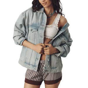 The Weston Denim Boyfriend Jacket by Pilcro