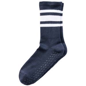 athleta, Athleta Pilates Gripper Crew Sock
