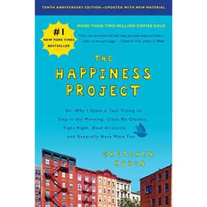 book outlet, The Happiness Project: Or Why I Spent a Year Trying to Sing in the Morning, Clean My Closets, Fight Right, Read Aristotle, and Generally Have More Fun by Gretchen Rubin