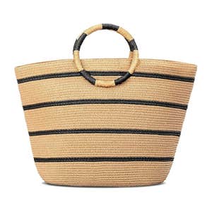TOFUNTOY Straw Summer Beach Bag