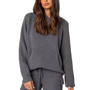Wynter Oversized Knit Hoodie