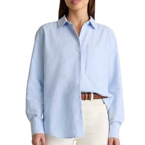 quince, Quince Organic Cotton Relaxed Oxford Shirt