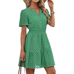 amazon, RUMIA V Neck Summer Dress
