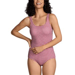 Women's Tugless Low Leg One Piece Swimsuit