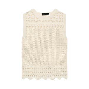 zara, ZARA Pointelle Knit Top