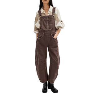 We The Free Good Luck Barrel Overalls