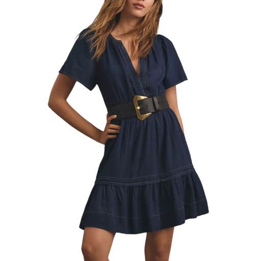 anthropologie, Anthropologie The Somerset Mini Dress Denim Edition
