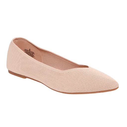 oldnavy, Old Navy Textured-Knit Pointy-Toe Ballet Flats
