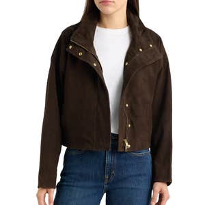 nordstrom, AllSaints Ryder Suede Jacket