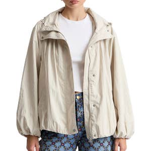 nordstrom, Avec Les Filles Balloon Hem Hooded Windbreaker Jacket