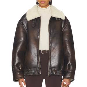 superdown Georgiana Faux Leather Jacket