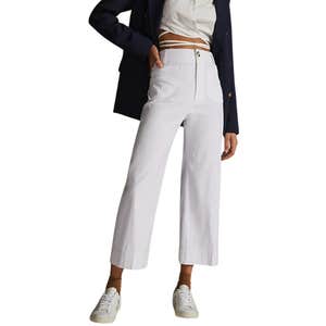 Maeve The Colette Cropped Wide-Leg Pants